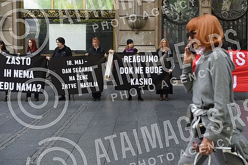 Autonomous Women's Center and Women in Black from Belgrade, in cooperation with member organizations of the Women Against Violence Network, organized a street action 