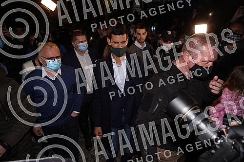 As of today, March 8, Novak Djokovic is officially the best tennis player in the world of all time, and in honor of that, a projection of footage with his best moves in his career so far will be shown on the facade of the Belgrade City Assembly build