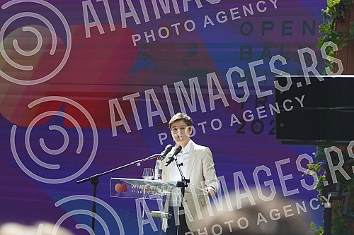 The President of the Government of the Republic of Serbia, Ana Brnabic, attended the awarding of the Wine Trophy of the Open Balkans as part of the First International Wine Fair Wine Vision of the Open Balkans in Hall 1 of the Belgrade Fair.Predsed