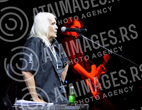 Concert of Riblja corba held on Summer stage in Nis (Niska fortress).Koncert Riblje corbe na niskoj tvrdjavi - Letnja bina.