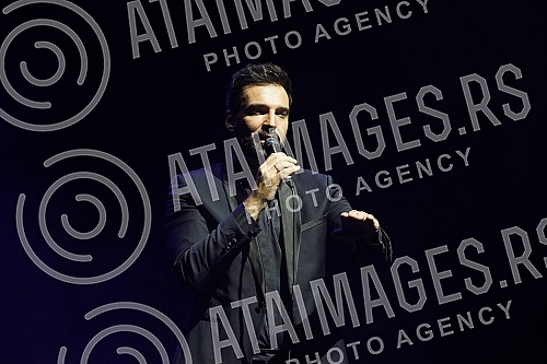 Musical play by Ivan Bosiljcic - Our evening held in Kombank hall.Muzicka predstava Ivana Bosiljcica - Nase vece odrzana u Kombank dvorani.