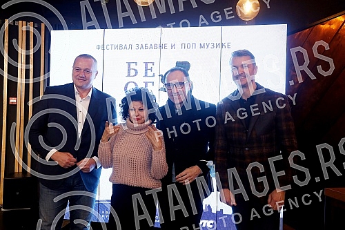 A press conference on the occasion of the announcement of the return of the Belgrade Spring Festival of Pop and Pop Music to the Kombank Hall was held at the Jazz Canteen Club Lisbon.Konferencija za medije povodom najave povratka Festivala zabavne