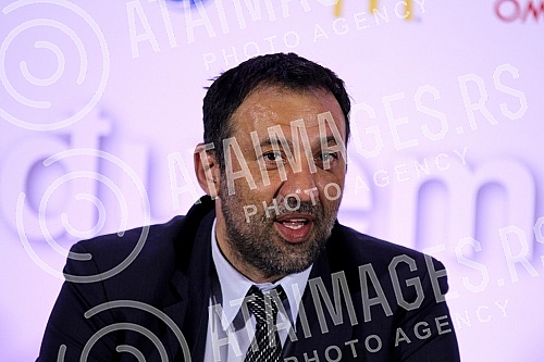Poseta Tomasa Baha (Thomas Bach) predsednika Medjunarodnog Olimpijskog komiteta (International Olympic Committe) Beogradu. Konferencija odrzana u Crowne Plaza.