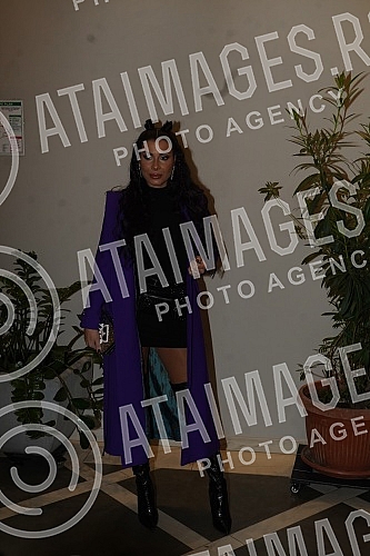 Singer Katarina Grujic and football player Marko Gobeljic became the parents of daughter Katja yesterday, and on that happy occasion, a celebration was held tonight at the Topciderac restaurant.