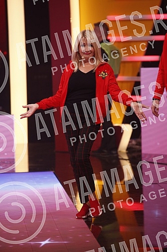 In the RTS studio in Kosutnjak, the recording of a new music sou program, the Music Derby show, has started, as a sign of support for our national team, which is going to Qatar for the football championship.U studiju RTS na Kosutnjaku pocelo je sni