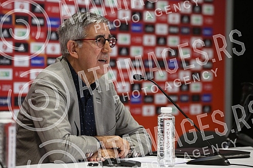 The press conference of the Chief Executive Officer of the Euroleague, Jordi Bertomeu, was held in the Stark Arena.Konferencija za medije glavnog izvrsnog direktora Evrolige Zordija Bertomeua odrzana je u Stark areni.