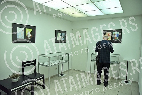 Exhibition of paintings by Helgi Thorgils Fridjonsson in the Chaos Gallery.Izlozba slika Helgi Thorgils Fridjonsson u galeriji Haos 