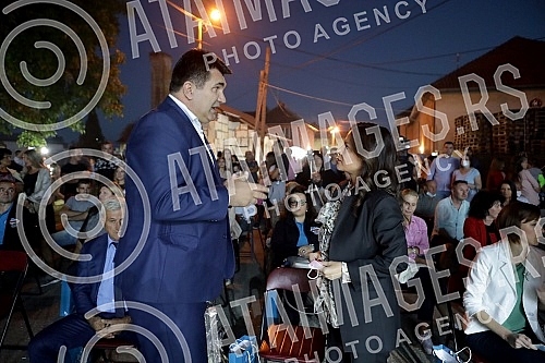 The festival in honor of roast - Pecenjijada in Stopanja..Festival u slavu pecenja - Pecenjijada u Stopanji.