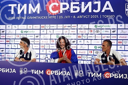The representative of Serbia in wrestling, Zurab Datunashvili, the winner of the bronze Olympic medal at the Games in Tokyo, arrived in Serbia and on that occasion, a press conference was held at the Nikola Tesla Airport.Reprezentativac Srbije u rv