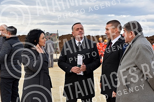 The President of the Republic of Serbia, Aleksandar Vucic, attended the ceremony marking the beginning of works on the construction of the highway E-80 Nis (Merosina) - Plocnik (Beloljin), phase 1, section Merosina-Merosina 1.Predsednik Republike S