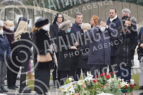A memorial service on the occasion of the 40th day since the death of Milutin Mrkonjic was held at the New Cemetery.Pomen povodom 40 dana od smrti Milutina Mrkonjica odrzan je na Novom groblju.