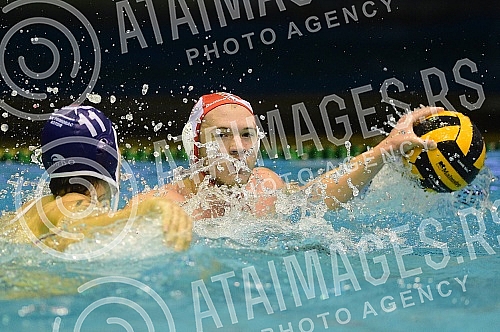 The match of the second round of the Premier Regional Water Polo League between VK Crvena Zvezda and VK Primorac.Utakmica drugog kola Premijer regionalne vaterpolo lige izmedju VK Crvena zvezda i VK Primorac.