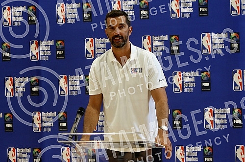 Opening of the international basketball camp 