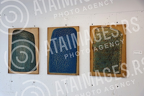 The collective exhibition of sculptures 