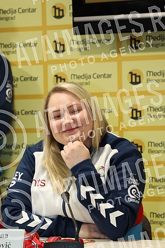 Press conference of the Shooting Association of Serbia on the occasion of the great results of the Serbian national team at the European Championship in Air Weapons held in Hamar, Finland.Konferencija za novinare Streljackog saveza Srbije povodom s