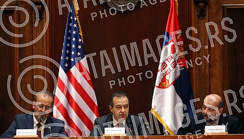 he President of the National Assembly of the Republic of Serbia, Ivica Dacic, addressed the gathering on the occasion of marking the 140th anniversary of the establishment of diplomatic relations between Serbia and the United States.Predsednik Naro