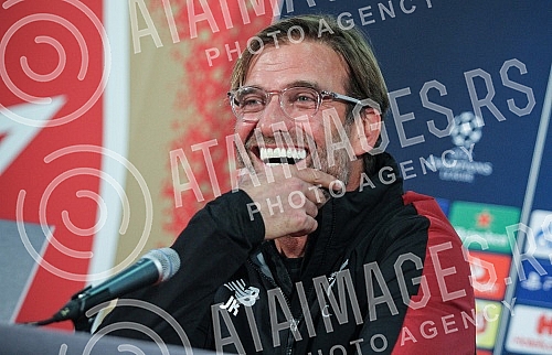 Press conference of Jurgen Klopp before the match of 4 rounds of Group C in the Champions League.Pres konferencija Jirgena Klopa pred utakmicu 4 kola grupe C u Ligi sampiona.