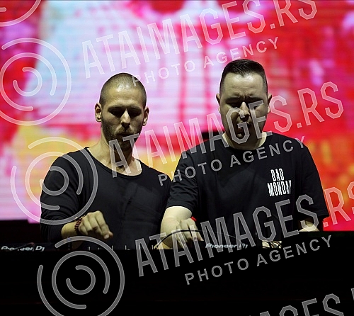 Divolly and Markward on the fourth, final day of the 2021 Exit Festival on the Main Stage.
Divolly i Markward cetvrtog, poslednjeg dana Exit festivala 2021. na bini Main stage. Divolly and Markward on the fourth, final day of the 2021 Exit Festival on the Main Stage.
Divolly i Markward cetvrtog, poslednjeg dana Exit festivala 2021. na bini Main stage.