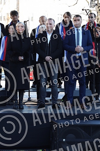 The World Day of Remembrance for the Victims of Traffic Accidents was marked today on the Republic Square in Belgrade with a special program, after which 492 white balloons were symbolically released into the sky in memory of the same number of peopl
