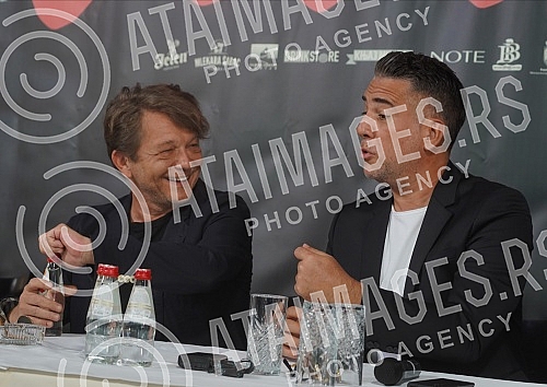 A press conference after the press screening of the film 