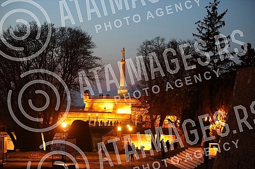 View of Belgrade during the first day of the weekend in which, according to the decision of the Government of Serbia from Friday at 21.00 to Monday at 06.00 in Serbia can only work grocery stores, some service activities (tailor, glass cutter, carpen