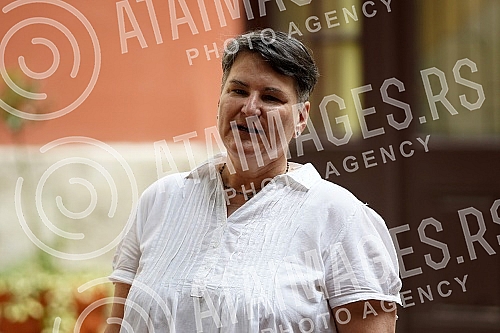 Press conference on the occasion of the opening of the summer theater stage THEATER (which will be located in the yard of the Captain Misina building - Rectorate of the University of Belgrade). Konferencija za medije povodom otvaranja letnje pozori