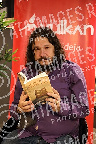 The most popular young writer from the former Yugoslavia, Muharem Bazdulj, promoted a new collection of stories 