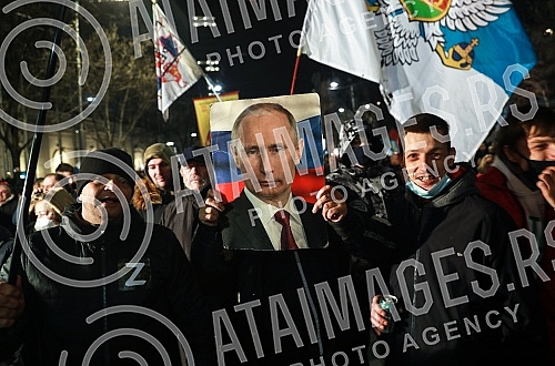 A rally in support of Russia called 