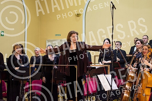 The Nis Symphony Orchestra, conducted by the dean of the Low Faculty of Arts Milena Injac and with the soloist, one of the most important Serbian pianists, Marija Ivanovic, performed  Schubert's  Fantasy in F minor for the first time in the Balkans a
