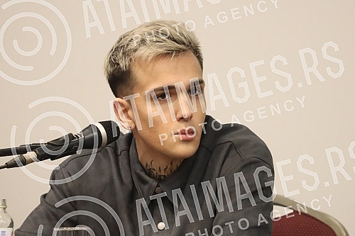 A press conference with well-known artists whose songs have millions of views on YouTube and TikTok Nucci, Sergej Pajic and Crni Cerak invited all artists, influencers and their fans to participate in #starfest and the public campaign against violenc A press conference with well-known artists whose songs have millions of views on YouTube and TikTok Nucci, Sergej Pajic and Crni Cerak invited all artists, influencers and their fans to participate in #starfest and the public campaign against violenc