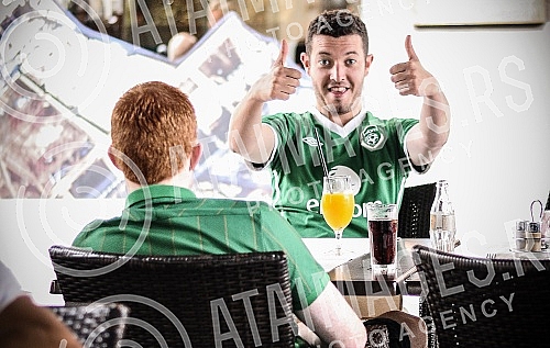 Ireland fans football team before the match in Belgrade Serbia vs Republic of Ireland, which is played at the stadium Rajko Mitic.
Navijaci fudbalske reprezentacije Republike Irske u Beogradu pred utakmicu Srbija - Republika Irska koja se igra na sta Ireland fans football team before the match in Belgrade Serbia vs Republic of Ireland, which is played at the stadium Rajko Mitic.
Navijaci fudbalske reprezentacije Republike Irske u Beogradu pred utakmicu Srbija - Republika Irska koja se igra na sta