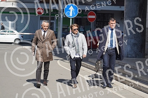 The trial of Dragan Bjelorglic for criminal acts of violent behavior before the First Basic Court in Belgrade begins.