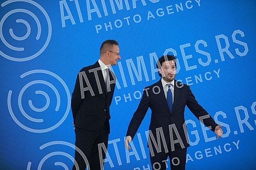 The Open Balkan Leaders' Summit was opened in the Palace of Serbia.U Palati Srbija otvoren je Samita lidera Otvorenog Balkana.