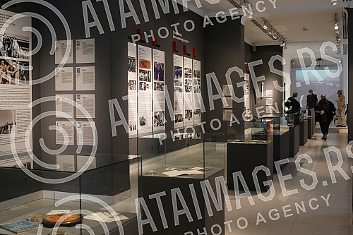 The President of the National assembly of the Republic of Serbia, Ivica Dacic, visited the exhibition 