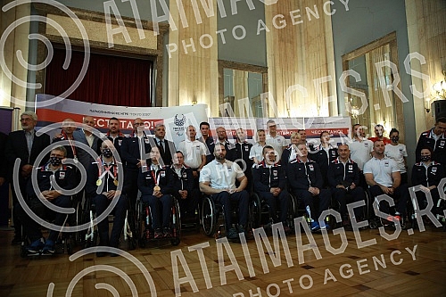 A solemn welcome and conference of the Serbian Paralympic team 