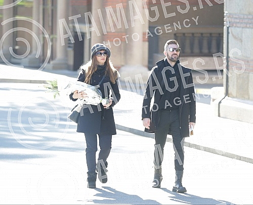 Funeral - cremation of actor Desimir Stanojevic held at the New Cemetery.Sahrana - kremacija glumca Desimira Stanojevica odrzana na Novom groblju.