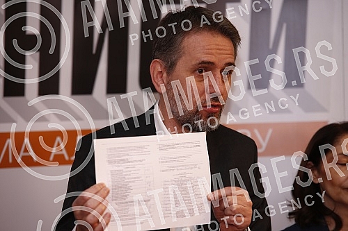 A press conference was held at the headquarters of the Dosta je bilo movement, at which an analysis of the results of the referendum on changing the Serbian Constitution was presented and it was announced that  movement would file criminal charges fo