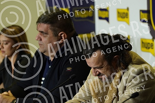 Aca Lukas and the author's team organized a press conference with irregularities at the Hype studio at the Belgrade Fair at the 