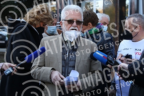 The Democratic Party and the Assembly of Free Serbia held a joint press conference in front of the Ministry of Health and Of the Republic Public Prosecutor's Office, and the topic of the conference was the filing of criminal charges against the Prime