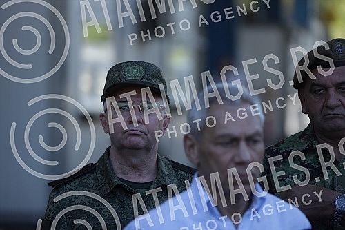 Deputy Prime Minister and Minister of Defense Nebojsa Stefanovic, Chief of General Staff of the Serbian Army General Milan Mojsilovic, Ambassador of the Russian Federation Aleksandar Bocan-Kharcenko and Defense Envoy Major General Aleksandar Zincenko