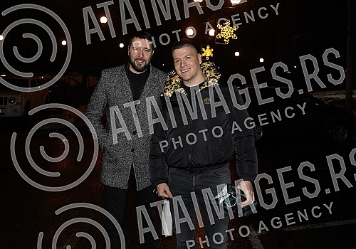 Singer Katarina Grujic and football player Marko Gobeljic became the parents of daughter Katja yesterday, and on that happy occasion, a celebration was held tonight at the Topciderac restaurant.