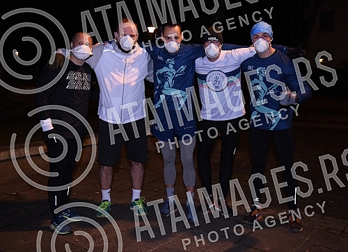 Public training SMOG JOG Belgrade: Running under the masks held organized by the Belgrade Racing Club and the site trcanje.rs.Odrzan javni trening  SMOG JOG Beograd: Trcanje pod maskama u organizaciji  Beogradskog trkackog kluba i sajta trcanje.rs.