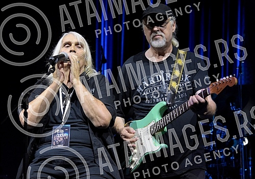 Concert of Riblja corba held on Summer stage in Nis (Niska fortress).Koncert Riblje corbe na niskoj tvrdjavi - Letnja bina.