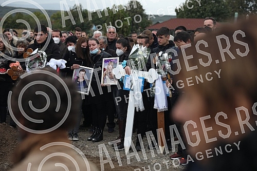 The Djokic family from Aleksinac, who were presumably killed between September 26 and 27 in the area of the village of Moravac, were seen off by relatives, neighbors, friends and priests from Goran's mother's house for eternal rest in the cemetery in The Djokic family from Aleksinac, who were presumably killed between September 26 and 27 in the area of the village of Moravac, were seen off by relatives, neighbors, friends and priests from Goran's mother's house for eternal rest in the cemetery in