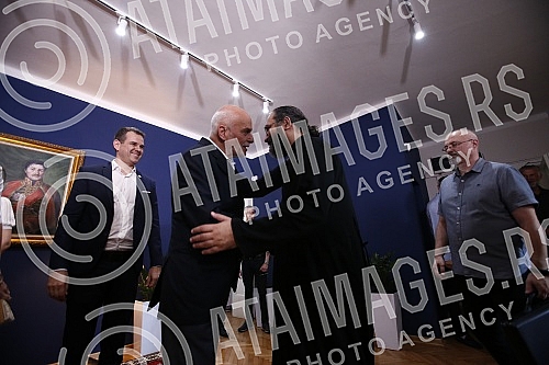 The movement for the renewal of the Kingdom of Serbia by Vojislav Mihailovic marked the party's Patron saint day - Vidovdan.Pokret obnove Kraljevine Srbije Vojislava Mihailovica obelezio je stranacku Slavu - Vidovdan