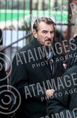 The funeral of Petar Kralj at the New Cemetery.Sahrana Petra Kralja  na Novom groblju.