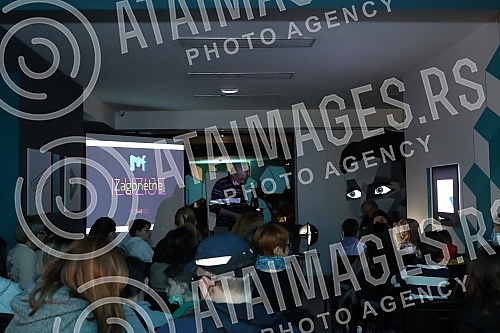 Well-known and award-winning children's book writer Uros Petrovic, one of the best IQ X solvers in the world, former president of Mensa and the Museum of Illusions, hosted a creative interactive evening.Poznati i nagradjivani pisac knjiga za decu -