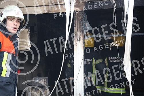 Fast food restaurant Barbecue near Bucko burned down in a fire.Restoran brze hrane Rostilj kod Bucka izgoreo je u pozaru.