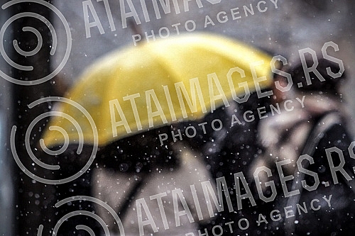 Snow in Belgrade.Sneg u Beogradu.