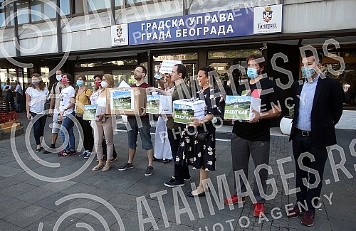 In the Secretariat for Urbanism and Construction Affairs, the initiative Not Drowning Belgrade submitted remarks and petitions regarding the development of a detailed regulation plan for the In the Secretariat for Urbanism and Construction Affairs, the initiative Not Drowning Belgrade submitted remarks and petitions regarding the development of a detailed regulation plan for the